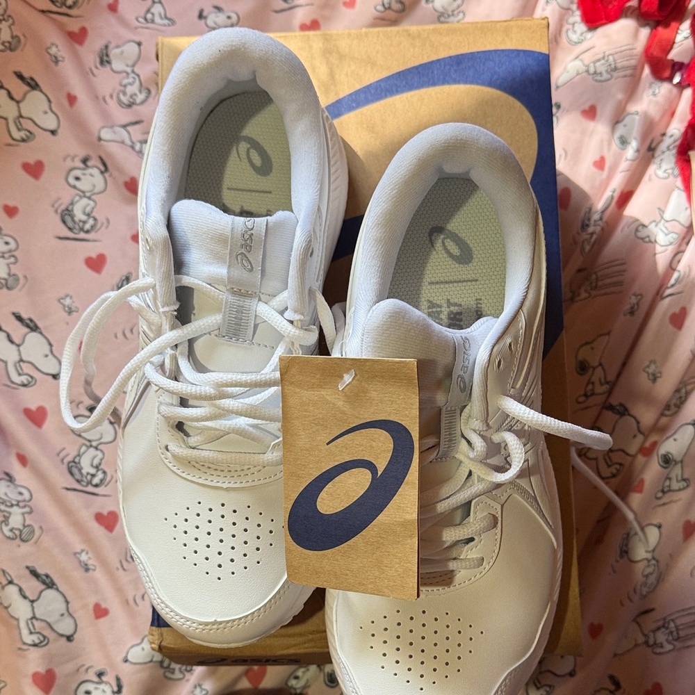 ASICS Classic White Athletic Shoes